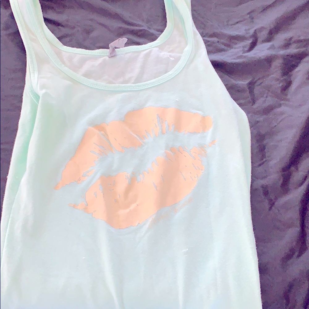 Lips tank top